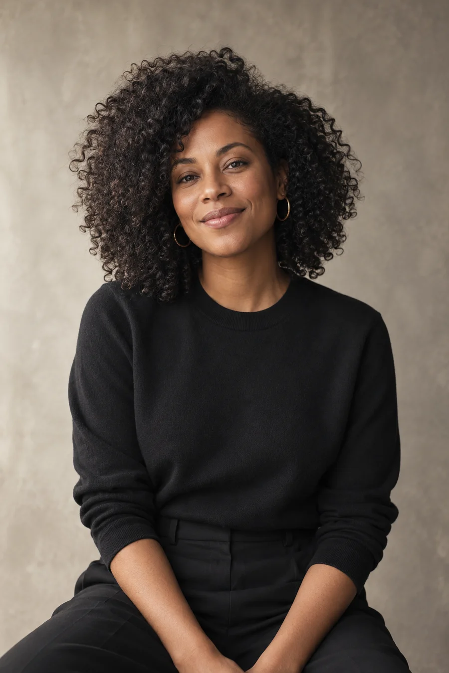 Generated portrait of fictional team member Maya Okafor
